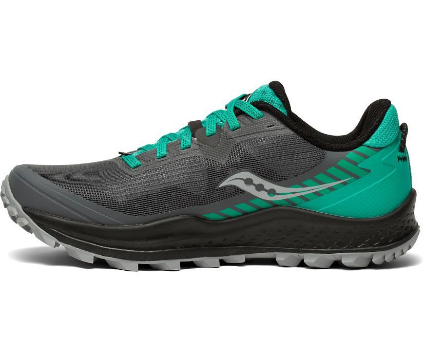 Saucony Peregrine 11 Women's Trail Running Shoes Grey / Light Turquoise | AU 229XYUF